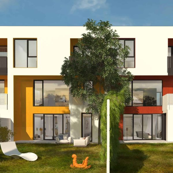 h4l THE VILLAGE, pentru cei care vor mai mult, h4l, home 4 life, randare exterioară, patrata