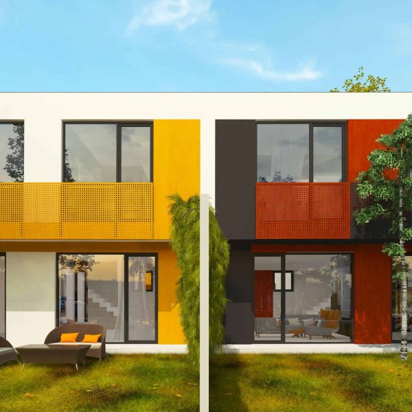 h4l THE VILLAGE, pentru cei care vor mai mult, h4l, home 4 life, randare exterioară, patrata